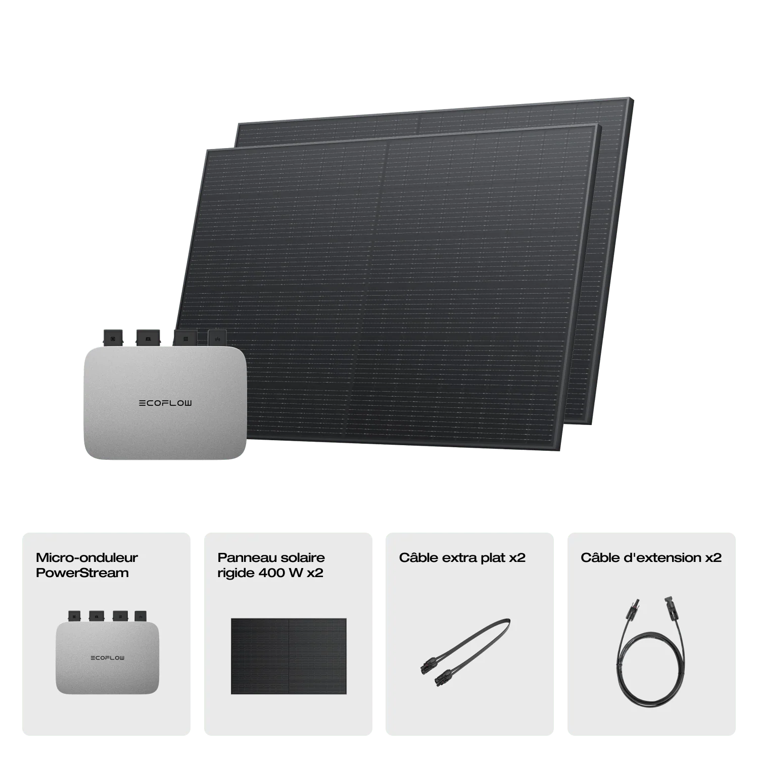 Panneau solaire rigide EcoFlow 400 W (2 pièces) (accessoire recommandé) - Image 5