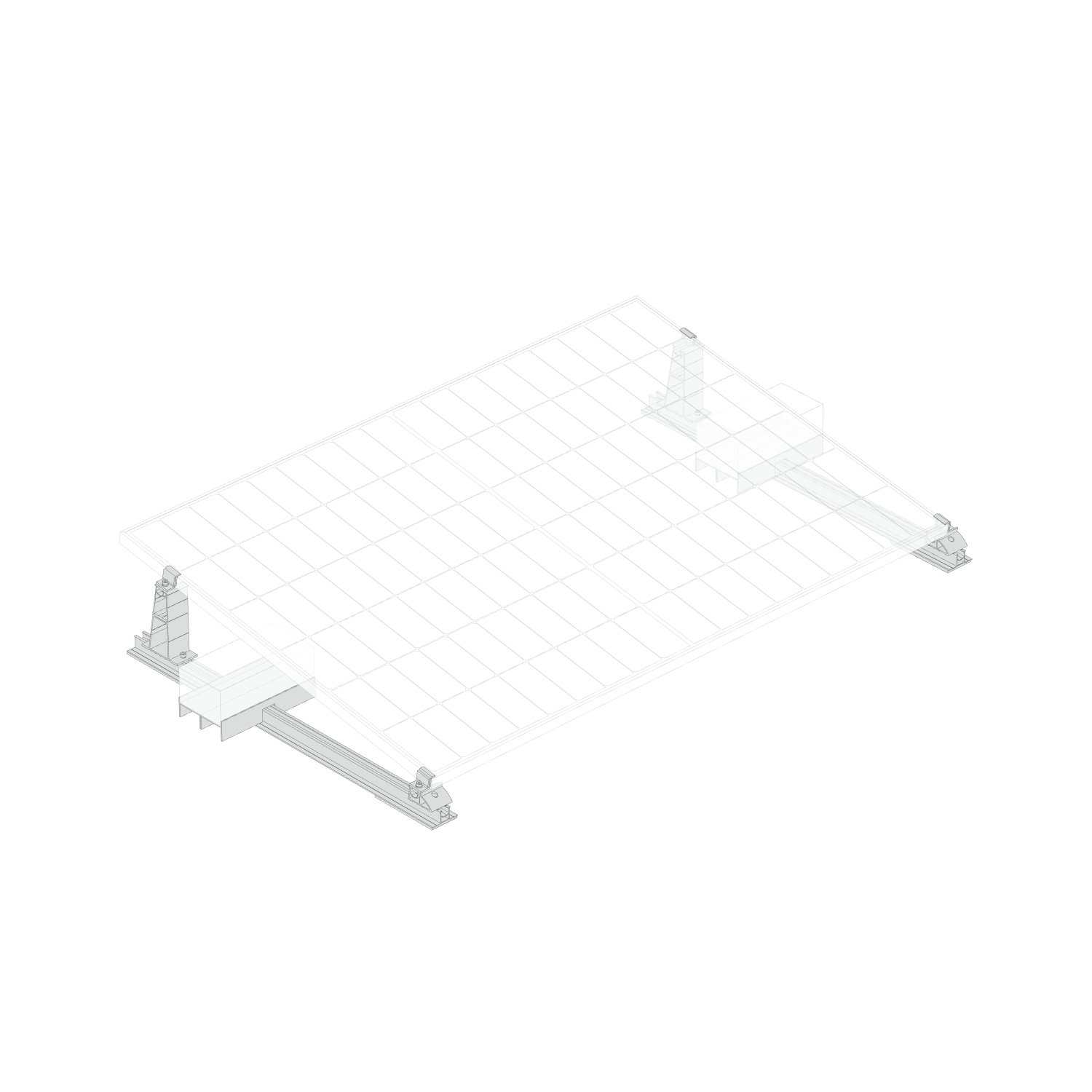 Support EcoFlow – Toit plat - Image 2
