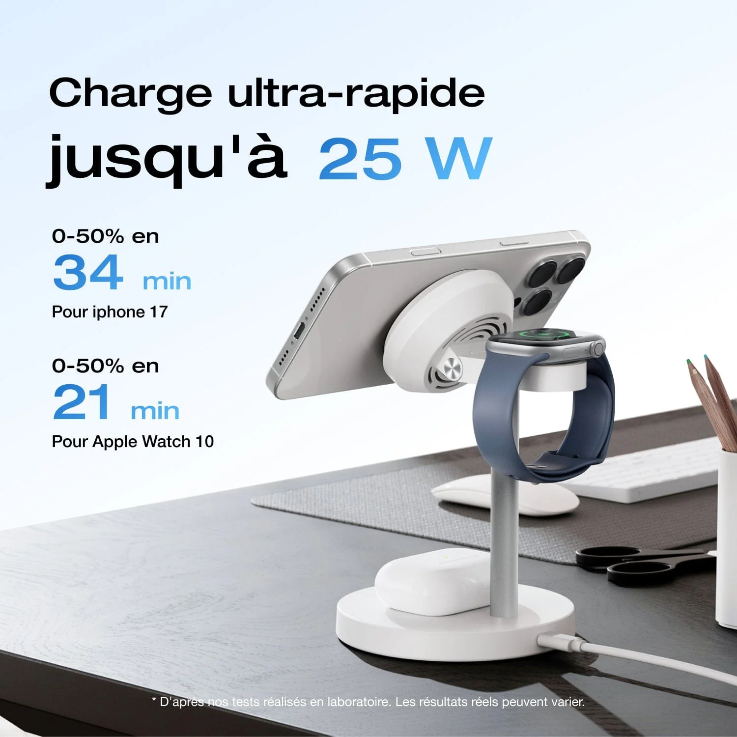 EcoFlow Support de chargement sans fil EcoFlow RAPID Mag Qi2 (3 en 1) - Image 7
