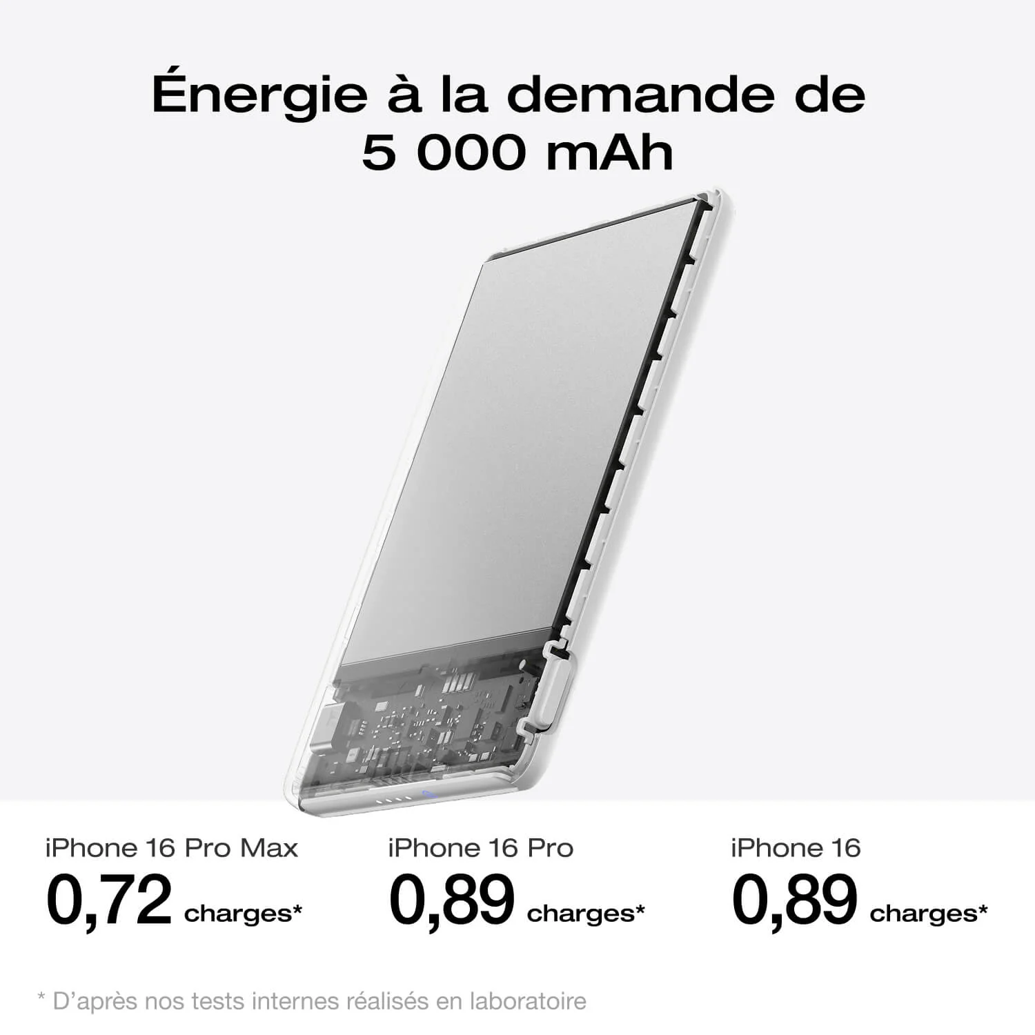 Batterie externe EcoFlow RAPID Mag (5 000 mAh, 7,5 W, charge magnétique) - Image 7