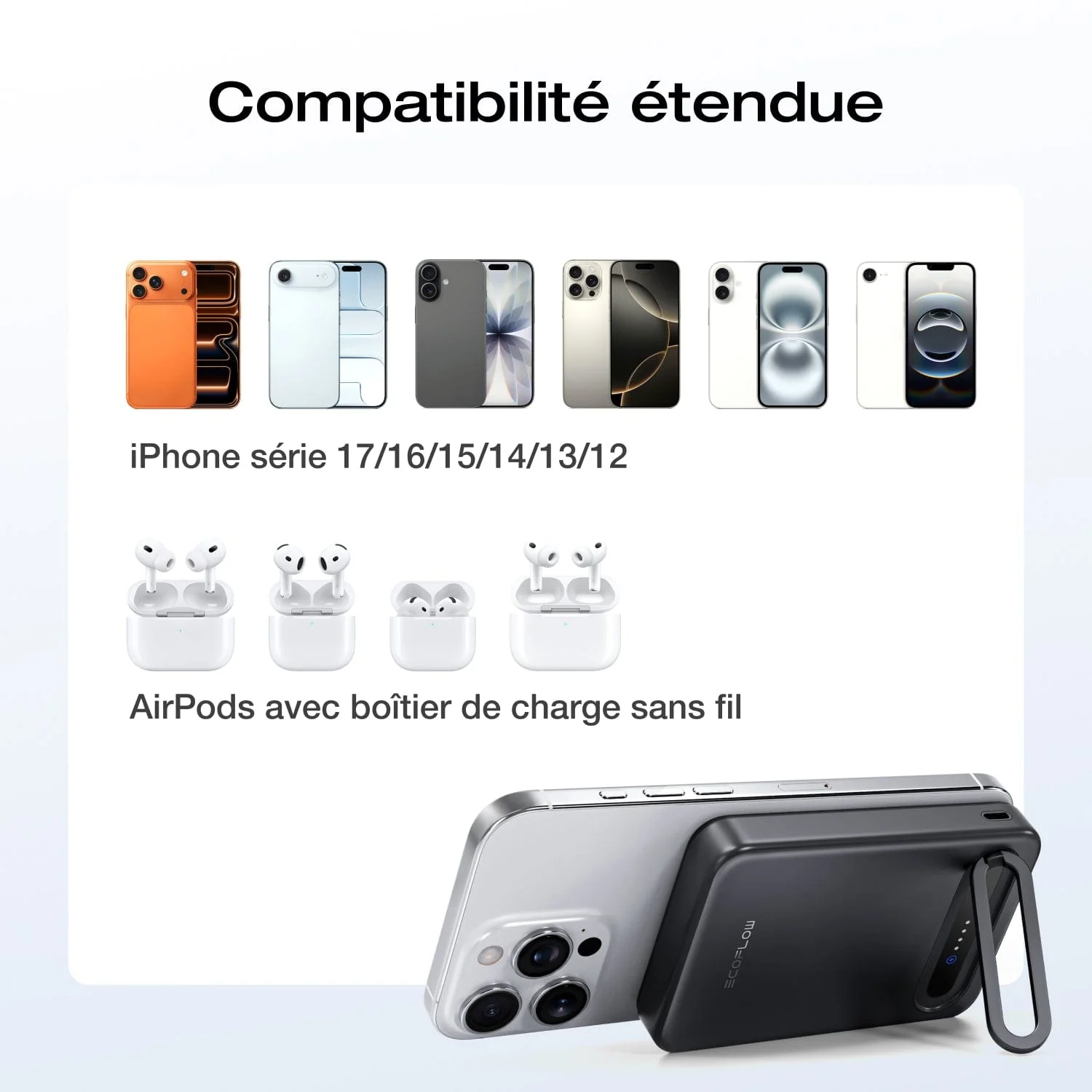 Batterie externe EcoFlow RAPID Mag Qi2 (10 000 mAh, 15 W) - Image 10