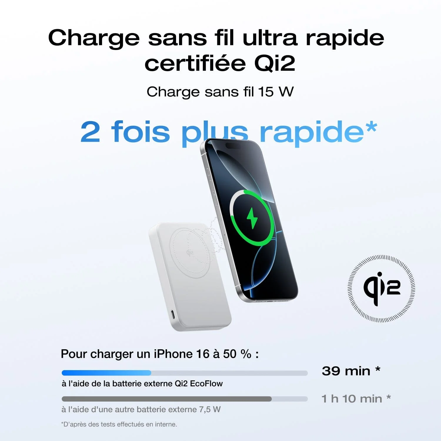 Batterie externe EcoFlow RAPID Mag Qi2 (10 000 mAh, 15 W) - Image 6