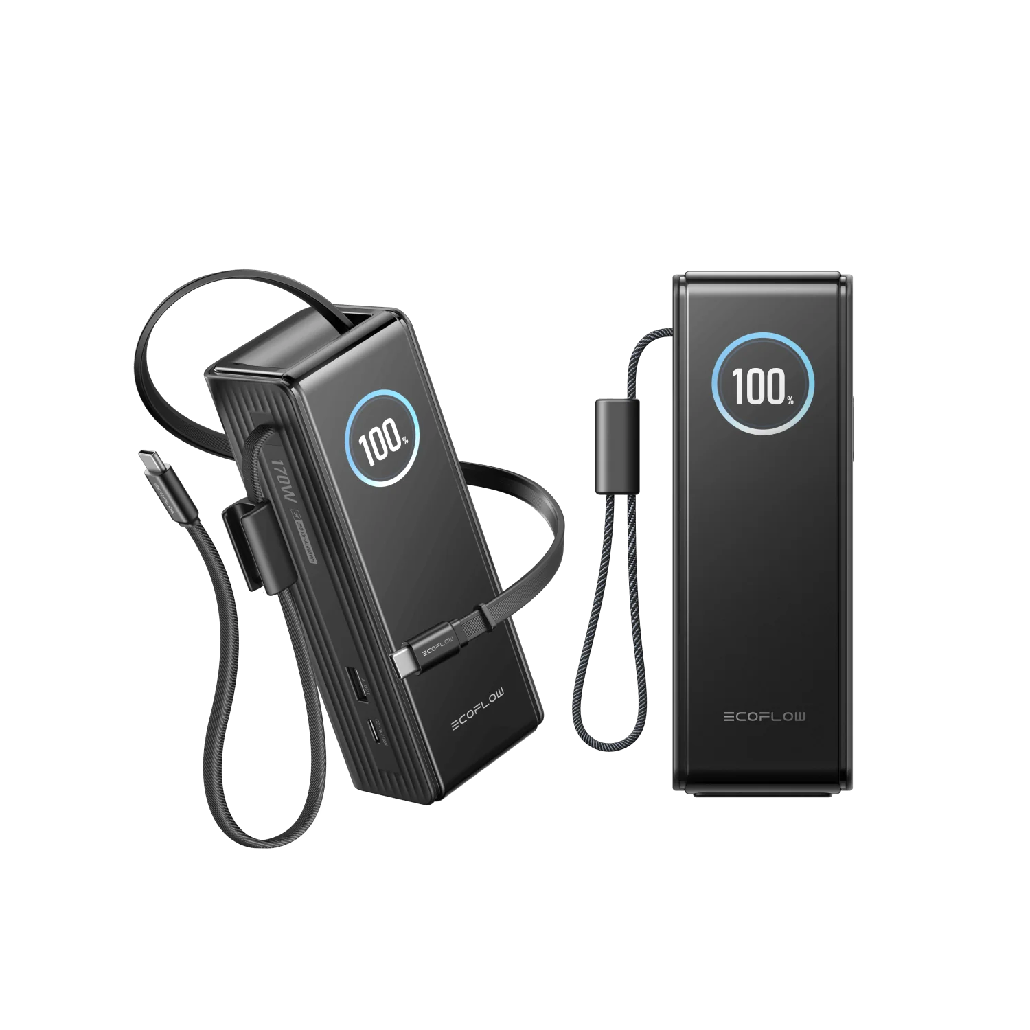 Batterie externe EcoFlow RAPID (25 000 mAh, 170 W, 100 W, câbles rétractables intégrés) - Image 3