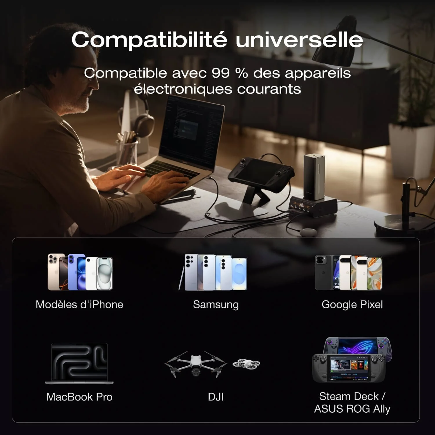 Batterie externe EcoFlow RAPID Pro (20 000 mAh, 230 W, câble intégré 100 W) - Image 8