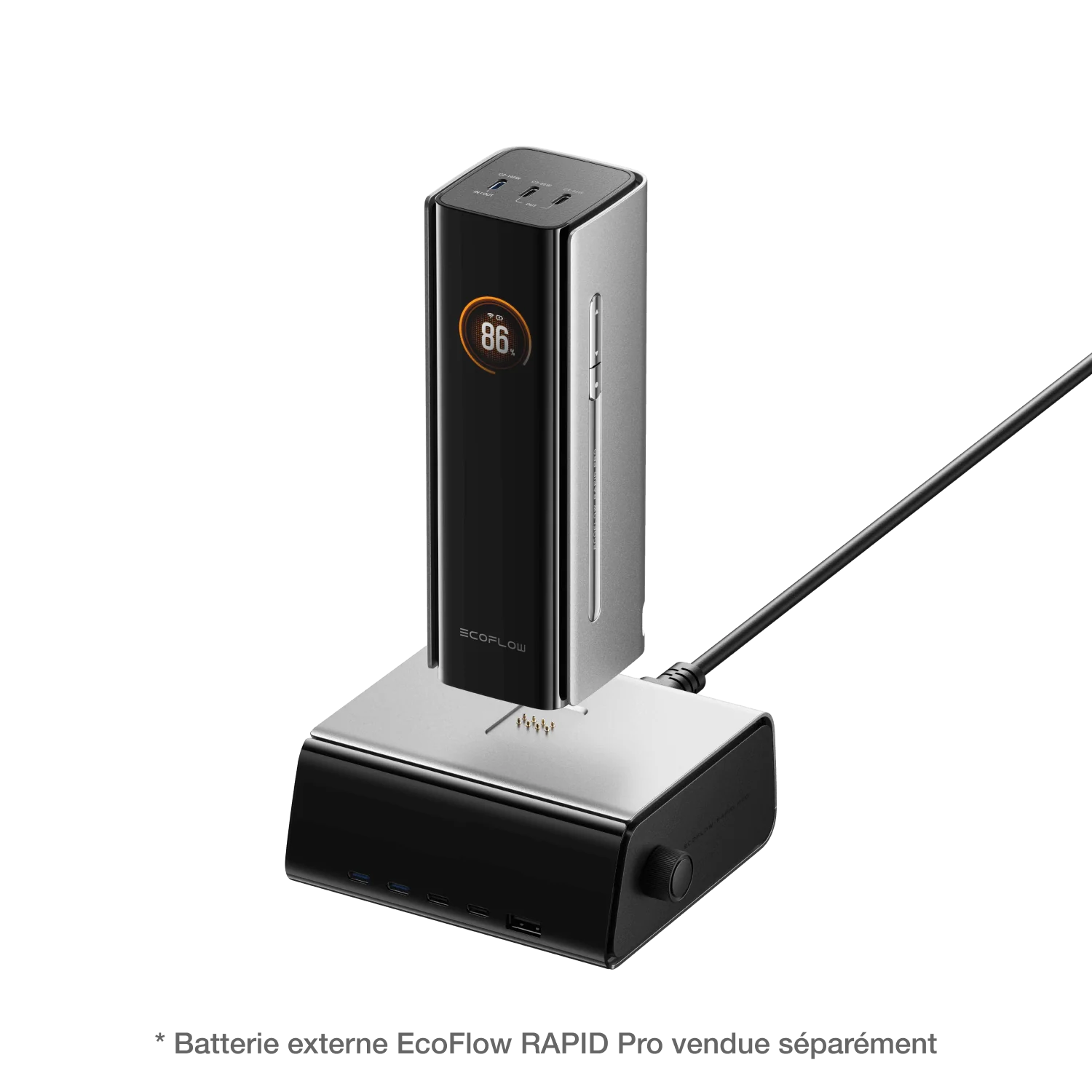 Chargeur de bureau EcoFlow RAPID Pro (320 W, 5 ports, GaN) - Image 4